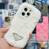 Fur Ladies Case Prada Logo